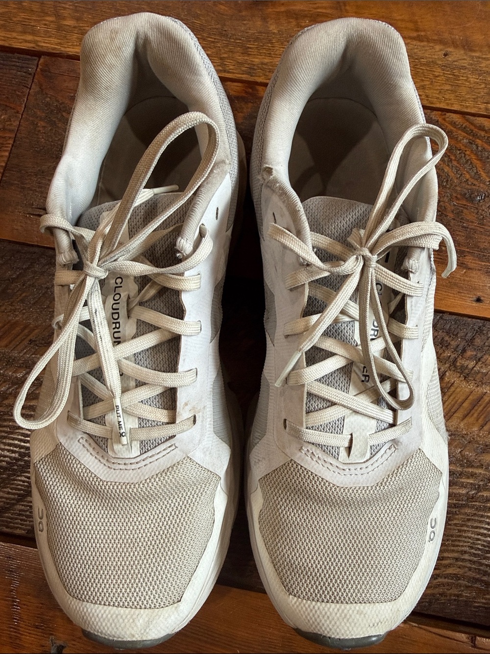 On Running Cloudrunner Cream Athletic Sneakers